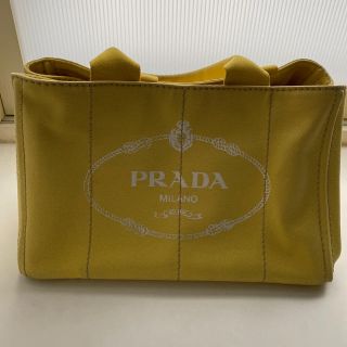 PRADA - プラダ PRADA カナパ 黄色 M トート バッグの通販 by コメント ...