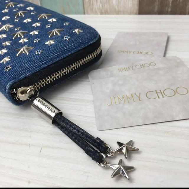 JIMMY CHOO - ジミーチュウ デニム 長財布の通販 by あーり｜ジミーチュウならラクマ