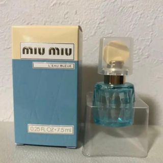 ミュウミュウ(miumiu)のミュウミュウ　オードパルファム　ミニ香水　ローブルー　7.5ml(香水(女性用))