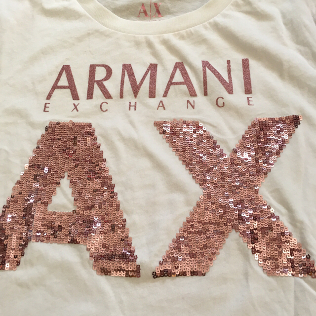 ARMANI EXCHANGE(アルマーニエクスチェンジ)のアルマーニ 新品Tシャツ Ｌ レディースのトップス(Tシャツ(半袖/袖なし))の商品写真