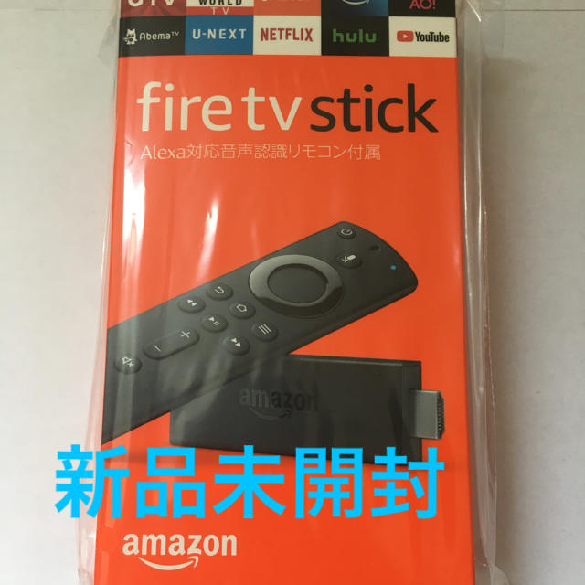 【新品】fire tv stick Alexa対応音声認識リモコン付属