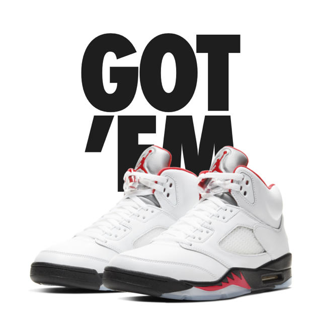 NIKE Air Jordan 5 Fire Red