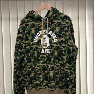 アベイシングエイプ(A BATHING APE)のa bathing ape X undefeated サイズ XL(パーカー)