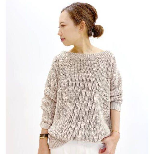 美品　Deuxieme Class  Lily Linen アゼプルオーバー