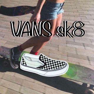 ヴァンズ(VANS)のVANSバンズUS限定チェッカーSLIPシューアイコンステッカー(スケートボード)