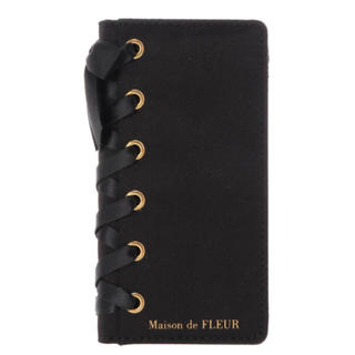 メゾンドフルール(Maison de FLEUR)のMaison de FLEUR 手帳型iphoneケース(iPhoneケース)