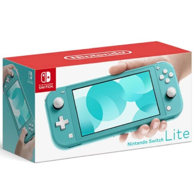 【新品未開封 保証書有】Nintendo Switch  Lite ターコイズ エンタメ/ホビーのゲームソフト/ゲーム機本体(家庭用ゲーム機本体)の商品写真