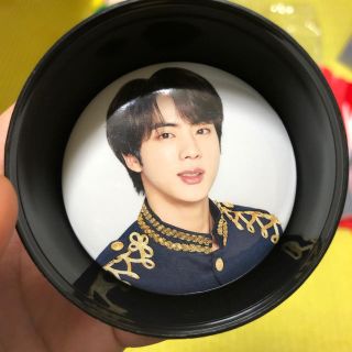 ボウダンショウネンダン(防弾少年団(BTS))のジン　JIN 缶バッジ(アイドルグッズ)