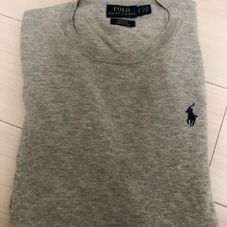 ポロラルフローレン(POLO RALPH LAUREN)の新品未使用　ポロラルフローレン　レディース　グレー　ニット(ニット/セーター)