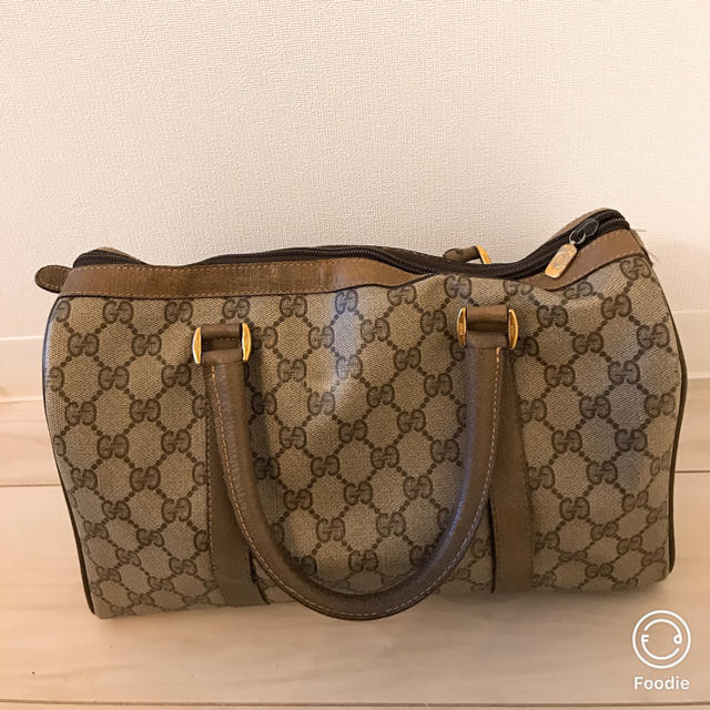 Gucci(グッチ)の希少オールドグッチGUCCI グッチ オールドグッチ シェリー ボストン  レディースのバッグ(ボストンバッグ)の商品写真