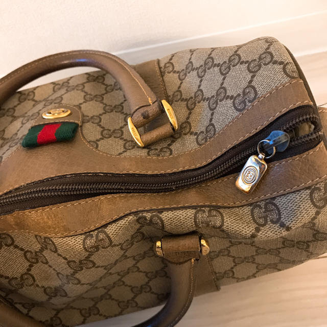 Gucci(グッチ)の希少オールドグッチGUCCI グッチ オールドグッチ シェリー ボストン  レディースのバッグ(ボストンバッグ)の商品写真