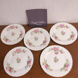 ロイヤルアルバート(ROYAL ALBERT)のロイヤルアルバート　パン皿　5枚セット(食器)