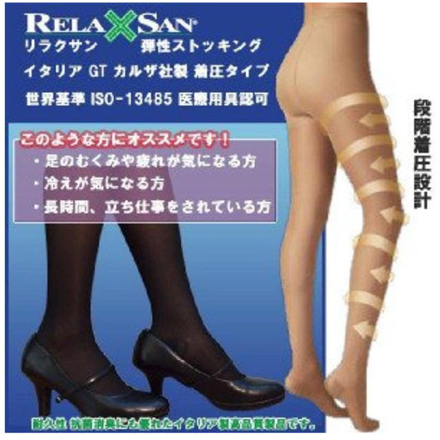 Dr.scholl(ドクターショール)の着圧ストッキング レディースのレッグウェア(タイツ/ストッキング)の商品写真