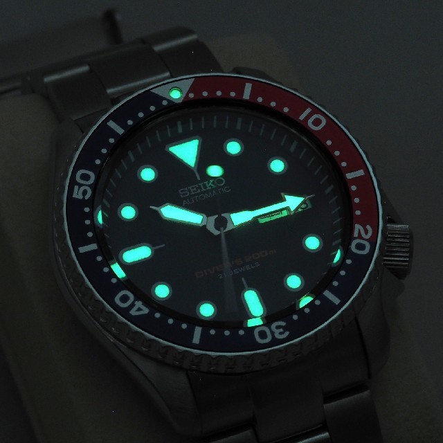 SEIKO(セイコー)のSKX009J セラミックベゼル 7s26 日本製 メンズの時計(腕時計(アナログ))の商品写真