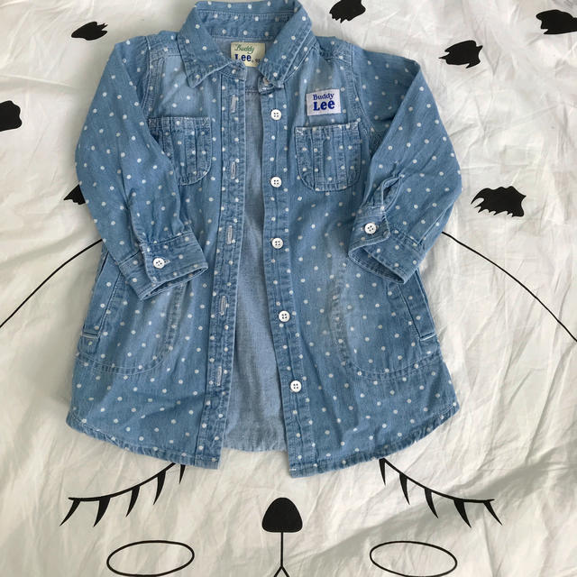 Lee(リー)のLee デニムシャツ 95  キッズ/ベビー/マタニティのキッズ服女の子用(90cm~)(ブラウス)の商品写真