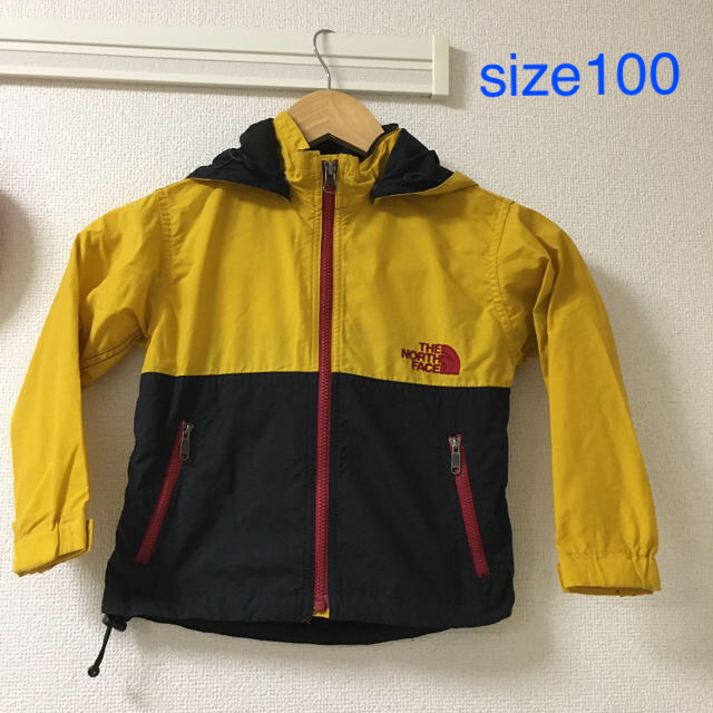 THE NORTH FACE(ザノースフェイス)の値下げ！ノースフェイス コンパクトジャケット キッズ 100 マウンテンパーカー キッズ/ベビー/マタニティのキッズ服男の子用(90cm~)(ジャケット/上着)の商品写真