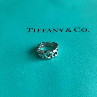 ティファニー(Tiffany & Co.)のティファニー トリプルラビングハート　シルバーリング(リング(指輪))