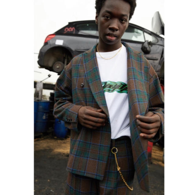 ジエダ 19aw PLAID セットアップ-