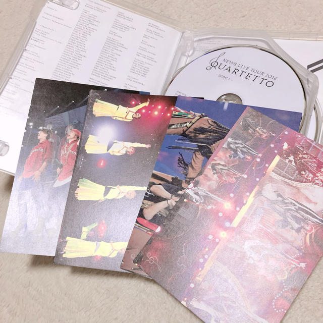 Johnny's(ジャニーズ)のNEWS　LIVE　TOUR　2016　QUARTETTO DVD エンタメ/ホビーのDVD/ブルーレイ(ミュージック)の商品写真