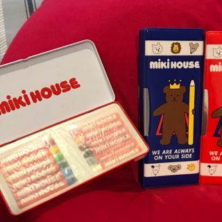 ミキハウス(mikihouse)の未使用 ミキハウス　レトロ クレパス ペンケース デッドストック(ペンケース/筆箱)