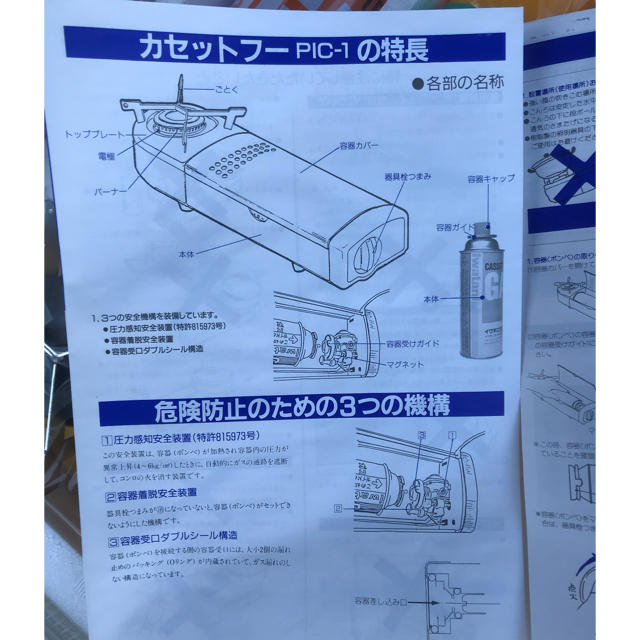 未使用 廃盤品 レア イワタニ PIC-1 カセットフー ピクニックセット