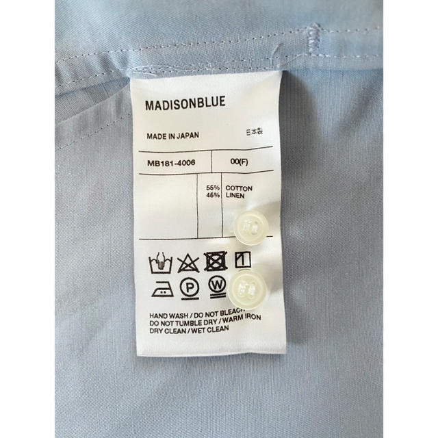 MADISONBLUE(マディソンブルー)の【ちょぼ様専用】18SS MADISONBLUE ノーカラーシャツワンピース  レディースのワンピース(ひざ丈ワンピース)の商品写真