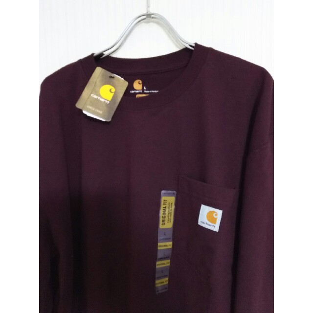 carhartt(カーハート)の新品タグ付き胸ポケTシャツ Lｻｲｽﾞ(USｻｲｽﾞ) carhartt メンズのトップス(Tシャツ/カットソー(七分/長袖))の商品写真