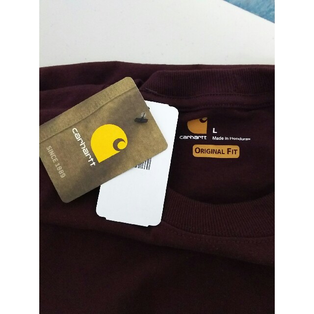 carhartt(カーハート)の新品タグ付き胸ポケTシャツ Lｻｲｽﾞ(USｻｲｽﾞ) carhartt メンズのトップス(Tシャツ/カットソー(七分/長袖))の商品写真