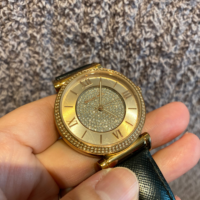 Michael Kors(マイケルコース)の値下げしました！マイケルコース　時計　中古 レディースのファッション小物(腕時計)の商品写真
