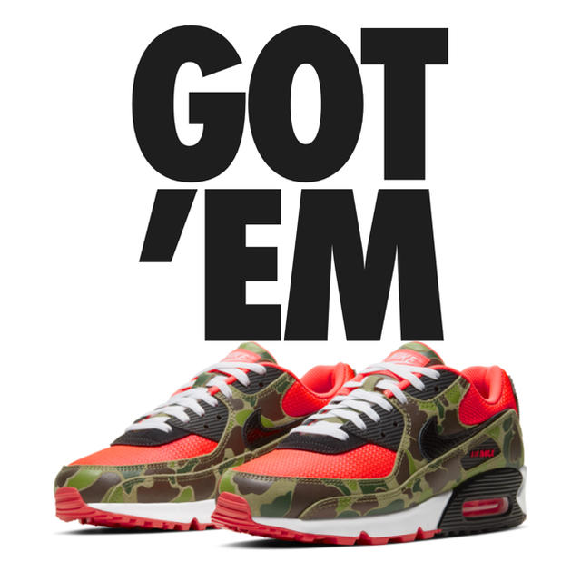 airmax90 duck camo 28cm