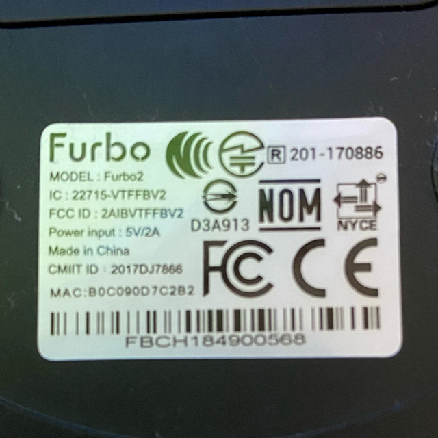 Furbo(フルボ)のfurbo ドッグカメラ その他のペット用品(犬)の商品写真