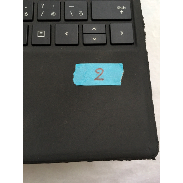 Surface Proなどに　タイプカバーキーボード モデル:1725 黒 2