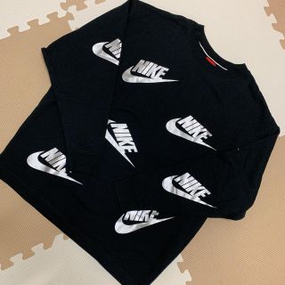 ナイキ(NIKE)の新品 M ナイキ NIKE 総柄 ビッグスウッシュ ビッグロゴ スウェット(トレーナー/スウェット)