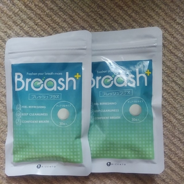 BIZENT Breashフレッシュプラス　60粒 コスメ/美容のオーラルケア(口臭防止/エチケット用品)の商品写真