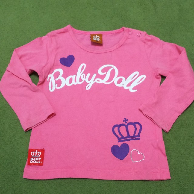 BABYDOLL(ベビードール)の★ベビードール★長袖シャツ 90サイズ キッズ/ベビー/マタニティのキッズ服女の子用(90cm~)(Tシャツ/カットソー)の商品写真