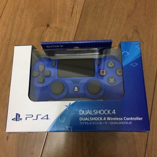 プレイステーション4(PlayStation4)のPS4 ワイヤレスコントローラー DUALSHOCK4 ブルー 新品未使用品(家庭用ゲーム機本体)