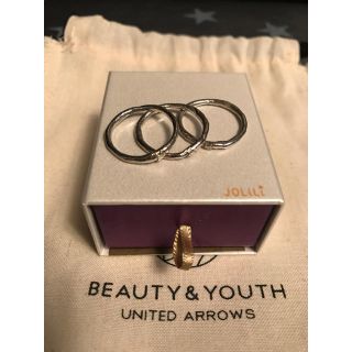 ビューティアンドユースユナイテッドアローズ(BEAUTY&YOUTH UNITED ARROWS)の★新品★BEAUTY&YOUTH★JOLILI★別注3セットスターリング★13号(リング(指輪))