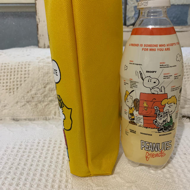 SNOOPY(スヌーピー)の《新品 タグ付き》スヌーピー   縦長ミニトートバッグ   ④イエロー レディースのバッグ(トートバッグ)の商品写真