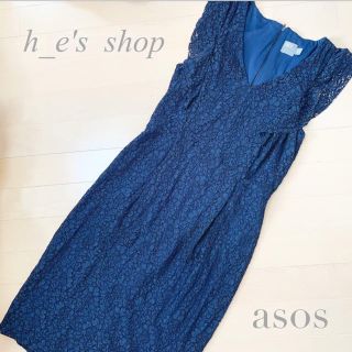 エイソス(asos)のasos/エイソス購入＊総レース美ラインワンピース(ひざ丈ワンピース)