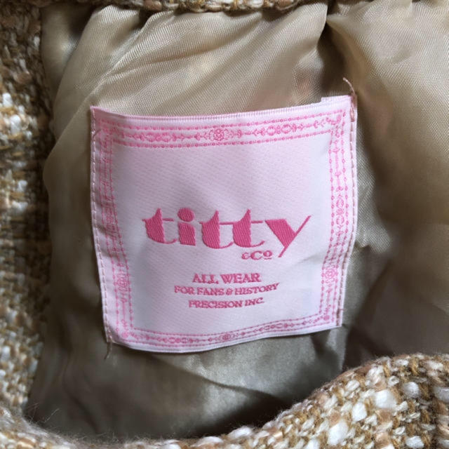 titty&co(ティティアンドコー)のtitty&co♡ツイードチェックスカート レディースのスカート(ミニスカート)の商品写真