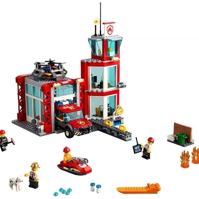 Lego(レゴ)のレゴ シティ 消防署 60215 キッズ/ベビー/マタニティのおもちゃ(知育玩具)の商品写真
