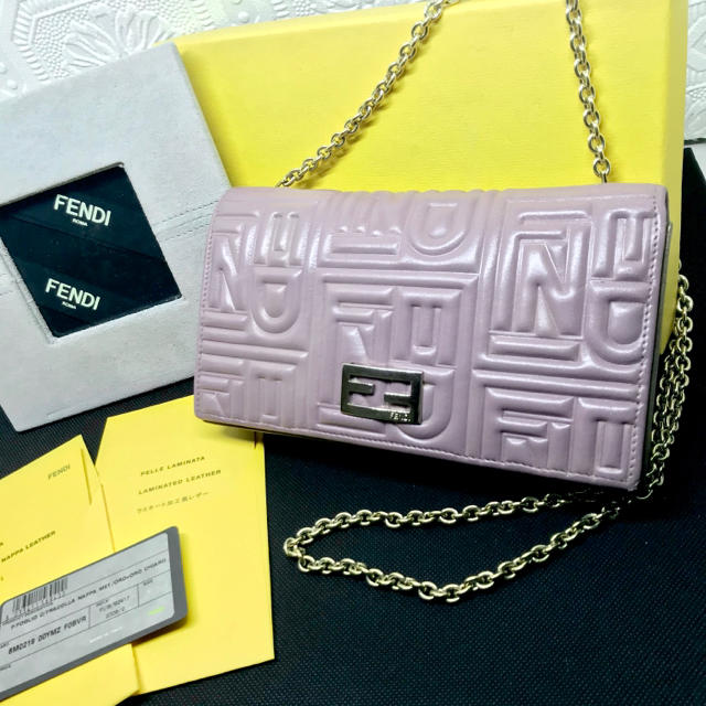 FENDI♡ロゴ柄♡ショルダー♡チェーンウォレット