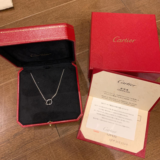 Cartier(カルティエ)の最終お値下げCartierホワイトゴールドネックレス レディースのアクセサリー(ネックレス)の商品写真