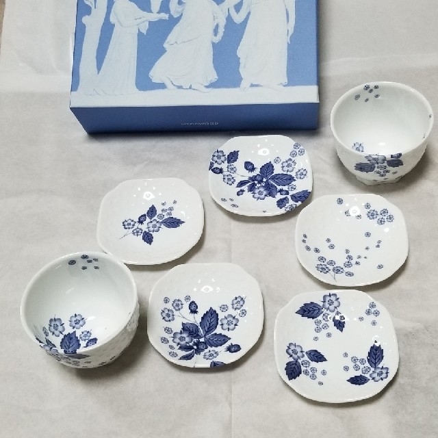 wedgwoodジャパニーズティーポット&カップ&ソイディッシュ5枚