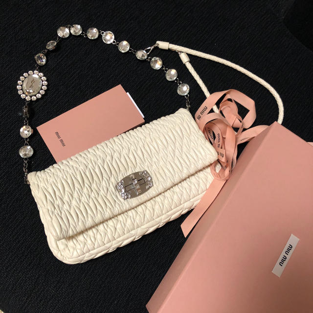 miumiu ナッパ　クリスタル　バッグ