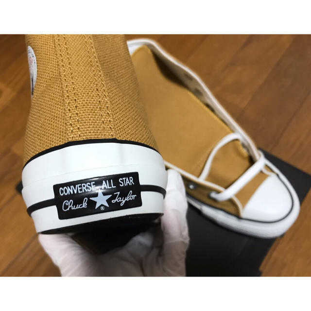 CONVERSE(コンバース)のコンバース オールスター100 ワークファブリック HI ブラウン 24.0 レディースの靴/シューズ(スニーカー)の商品写真