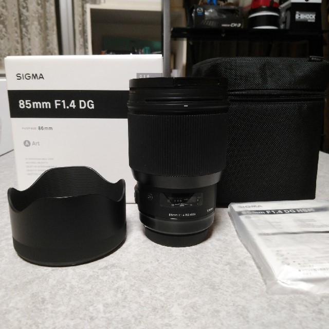 品数豊富！ 85mm シグマ ✴美品✴ - SIGMA F1.4 単焦点レンズ(キャノン