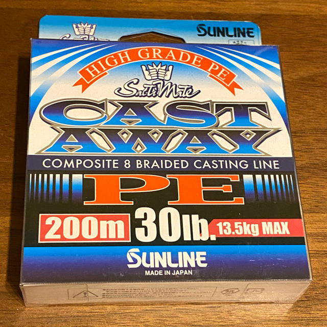 SHIMANO(シマノ)のSUNLINEサンラインPEラインCASTAWAYキャストアウェイ30lb スポーツ/アウトドアのフィッシング(釣り糸/ライン)の商品写真