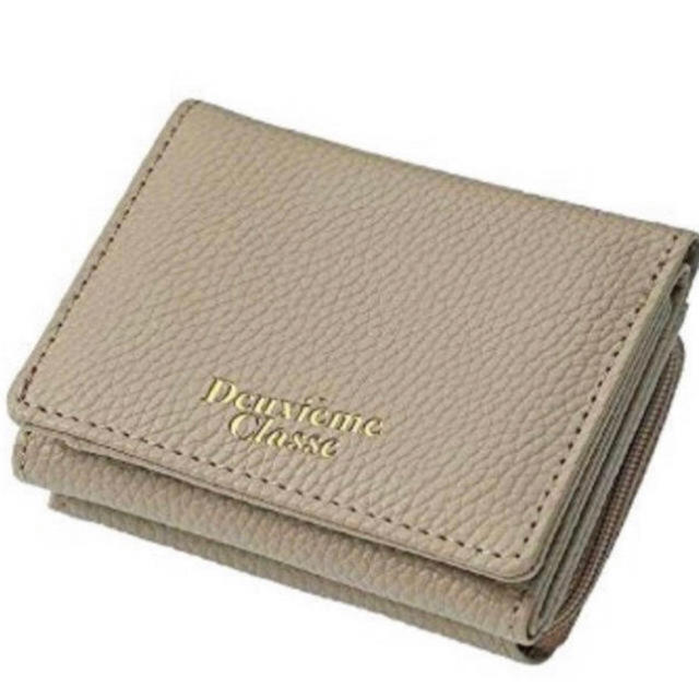 DEUXIEME CLASSE(ドゥーズィエムクラス)のバイラ 付録　ドゥーズィエムクラス　上品グレージュ　ミニ財布 レディースのファッション小物(財布)の商品写真