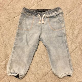 エイチアンドエム(H&M)の【未使用美品】H&M キッズ baby 80 ライトブルーデニム 9～12ヶ月(パンツ)